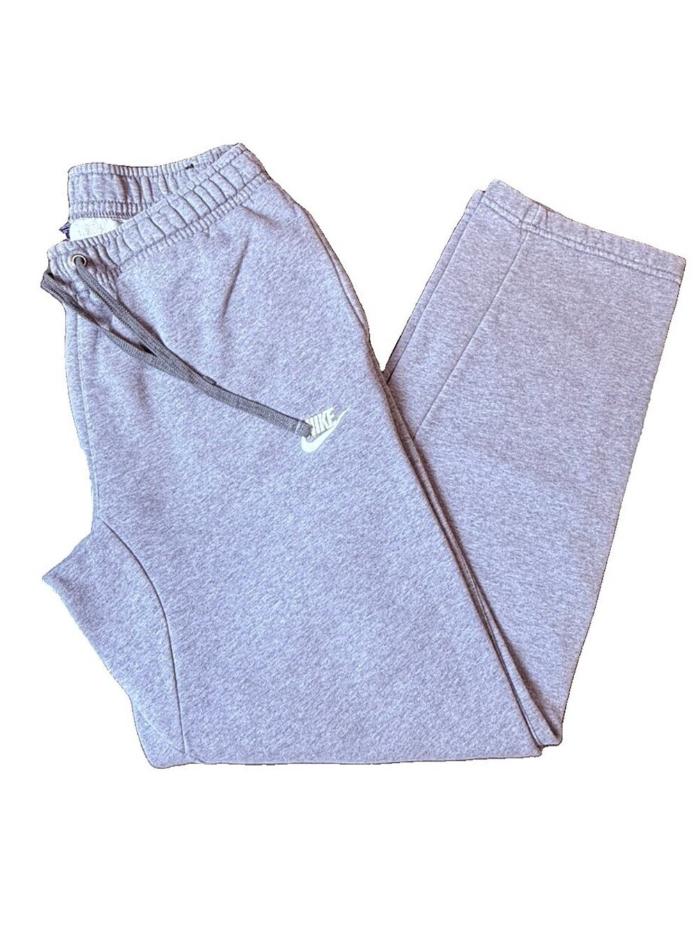 Nike Men's Fleece Sweatpants Gray size  M Drawstring Elastic